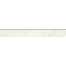 K-900/LR/p01 Canyon (Каньон) white 76x600 лаппатированный белый плинтус