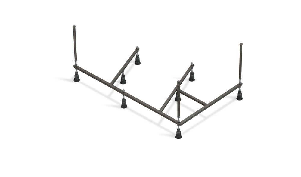 Рама для ванны JOANNA-160 NEW метал. в комплекте со сборочным пакетом, K-RW-JOANNA*160n